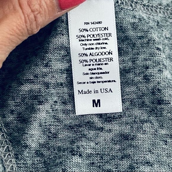 Over the Limit Marled Gray Grey Tank Tank NWOT M - Picture 10 of 12